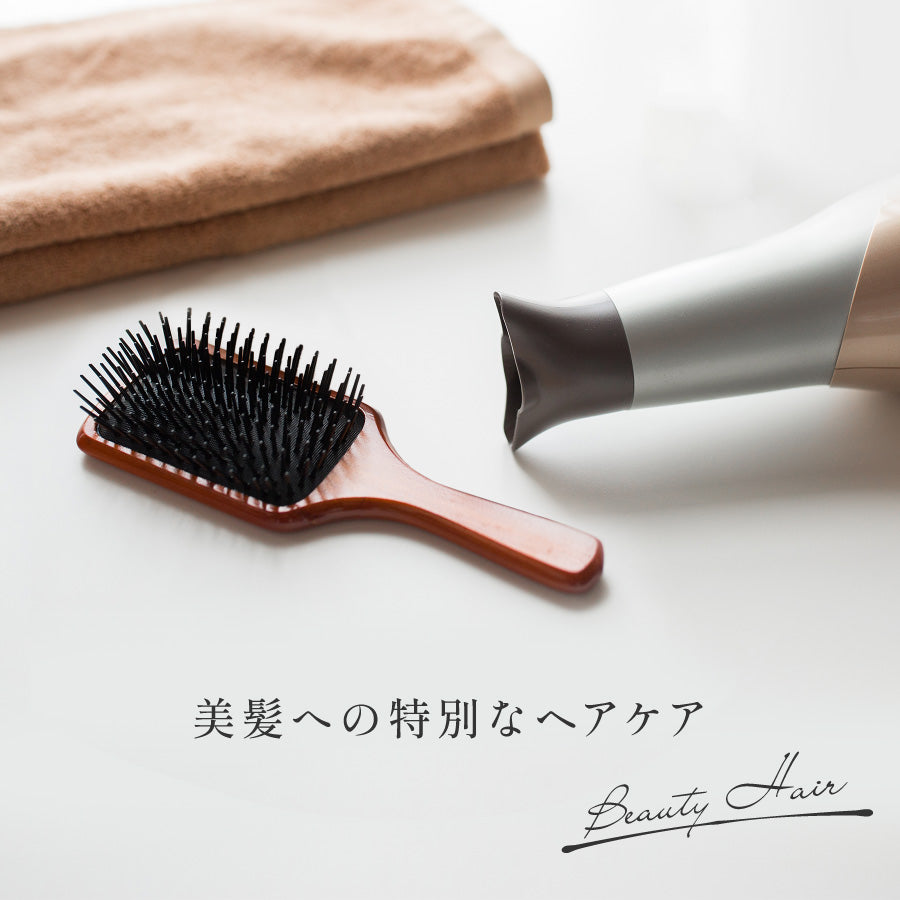 ヘアブラシ パドルブラシ くし 名入れ ギフト ヘアケア サラサラ