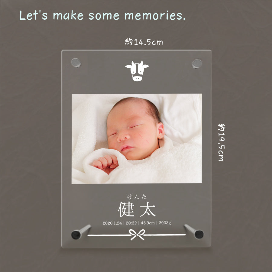 フォトフレーム 赤ちゃん 干支 十二支 命名書 文字入れ 写真立て 写真入れ メモリアル 出産祝い ベビー メモリアル ギフト 記念品 –  Nextore